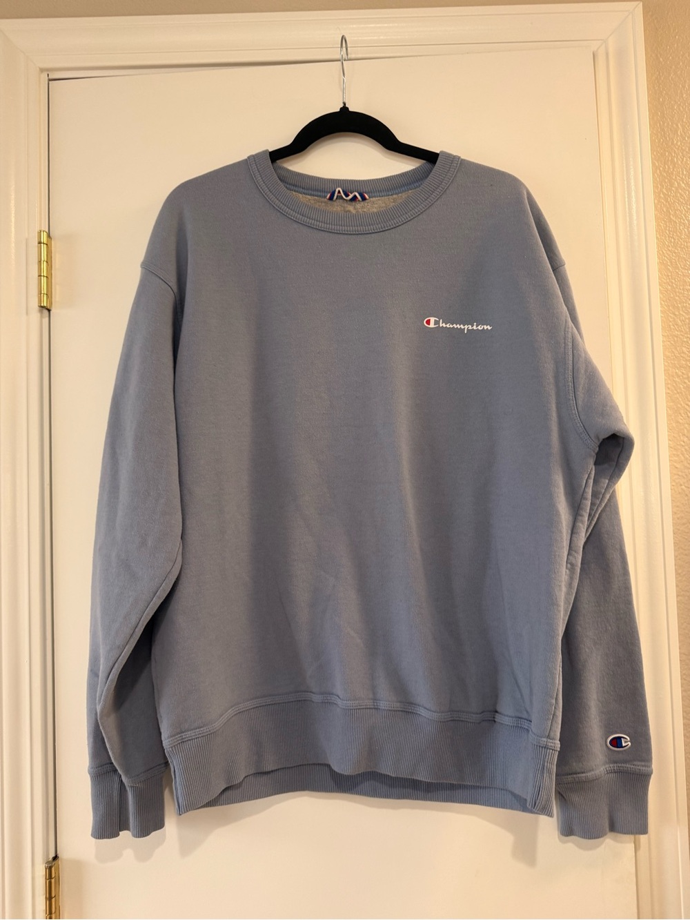 Champion Men's Crewneck Sweatshirt - Light Slate Blue